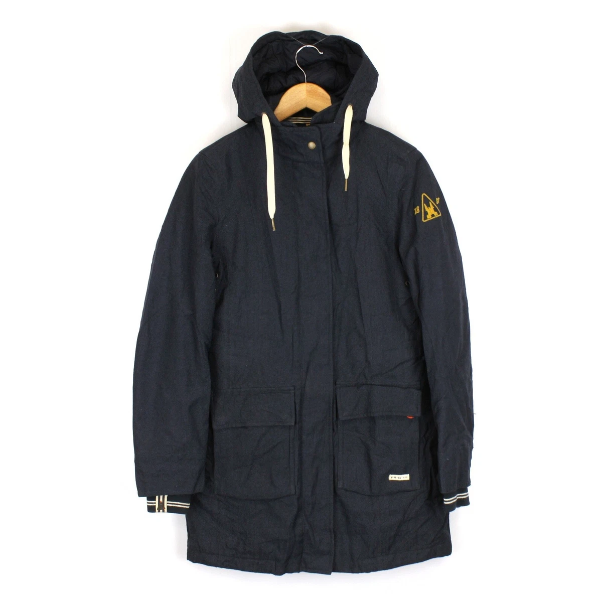 Veste à Capuche Gaastra Femme - Taille 36 (XS) - Gris Clair - Polyamide - Coupe Ample