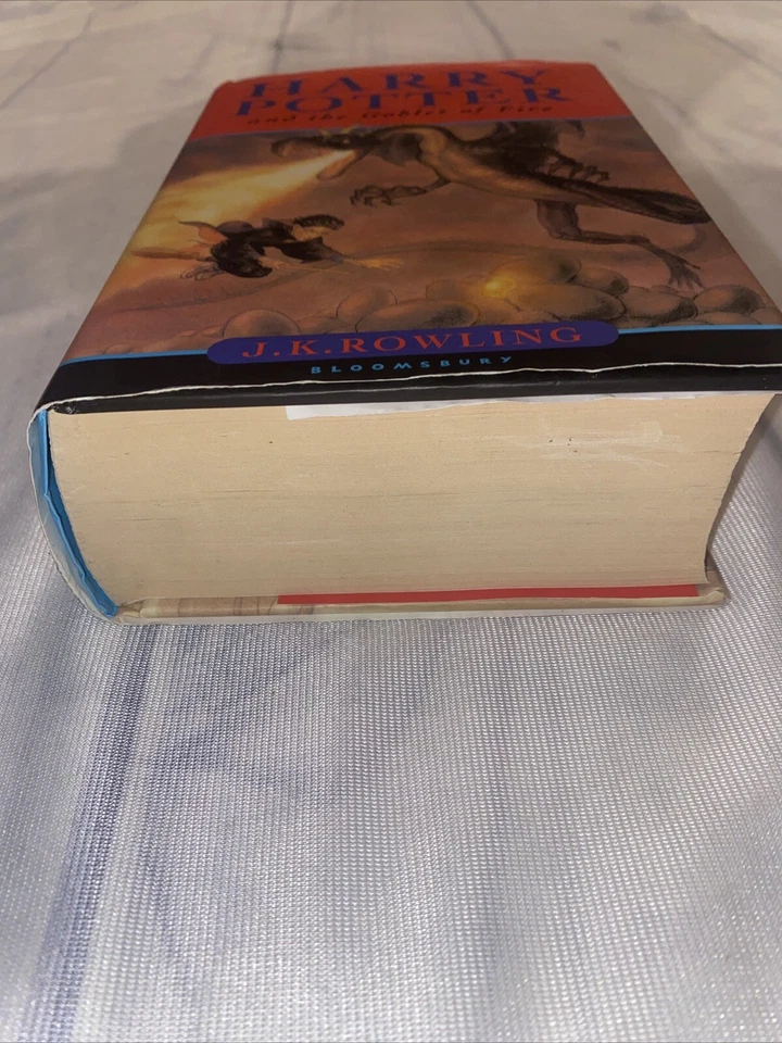 Harry Potter & The Goblet of Fire First UK Edition Hardcover Bloomsbury 2000 Vtg - Image 2 of 4