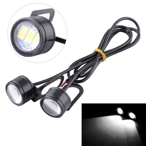 8XCar Motor Assembly Eagle Eye LED Reverse Backup Light Running Lamp Signal Bulb - Picture 4 of 12
