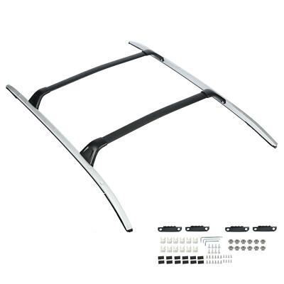 220lb Roof Rack Rail Cross Bar Luggage Carrier Set For Mazda CX5 CX-5 2017-2024