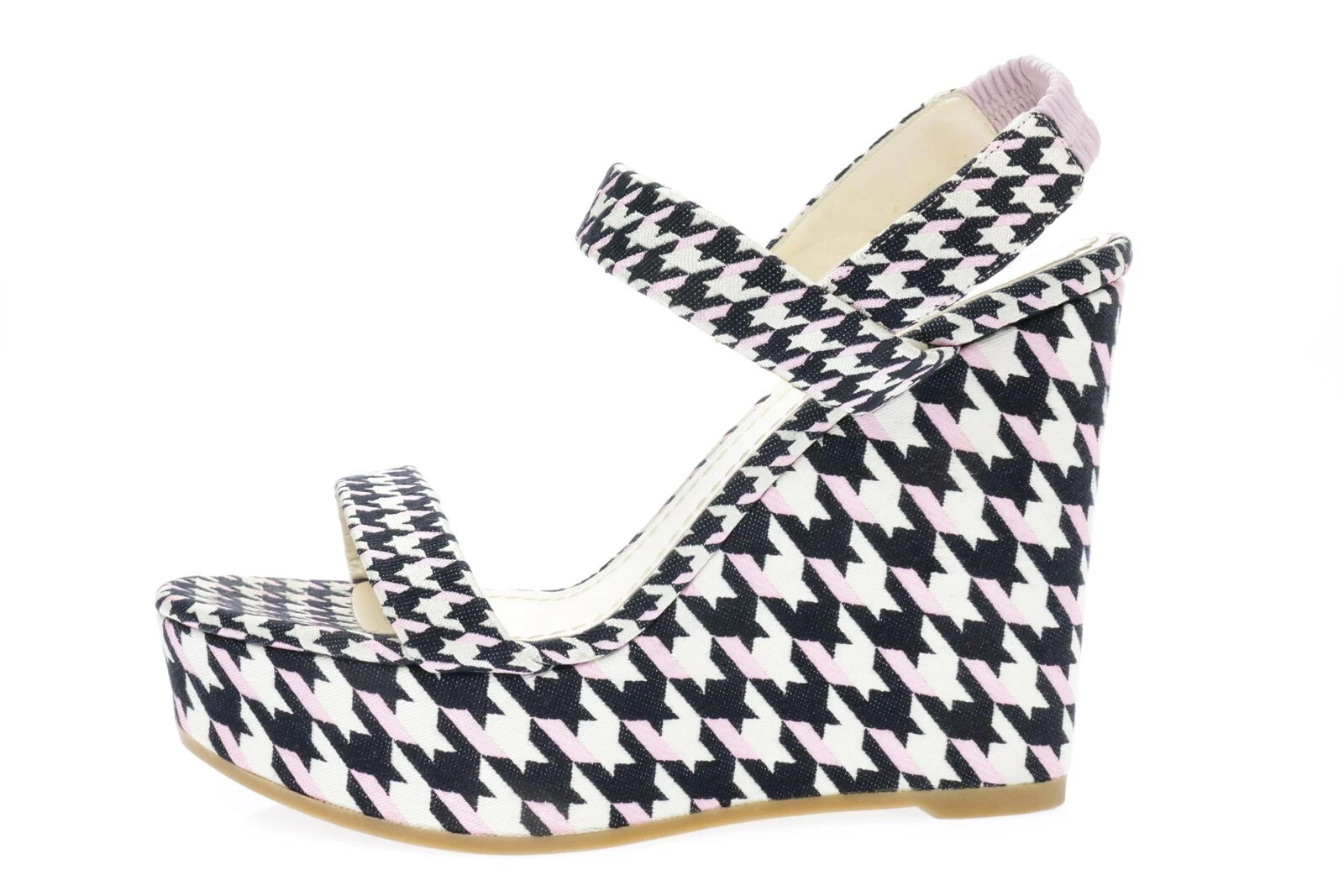 Sandales compensées hautes en toile imprimée signature Christian Dior Volt pointure 39