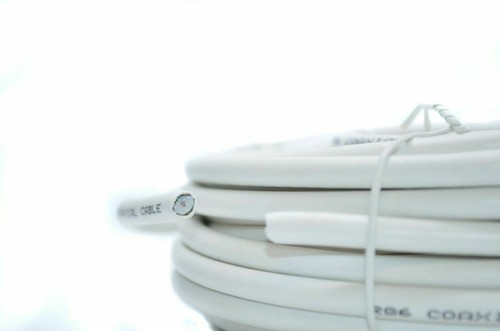 Cavo coassiale satellitare RG6 20m bianco cavo coassiale per TV Sky Plus HD & F + clip - Foto 8 di 12