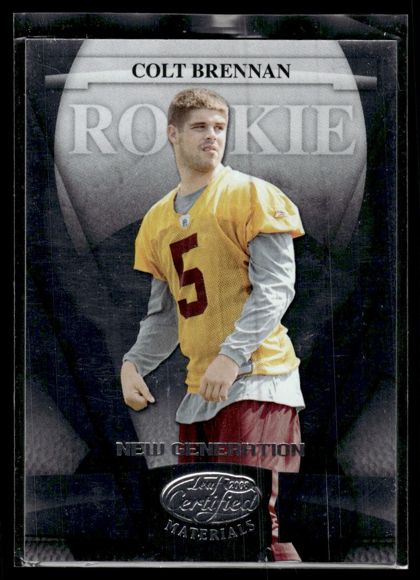 Colt Brennan Leaf Certified Materials #159 Base