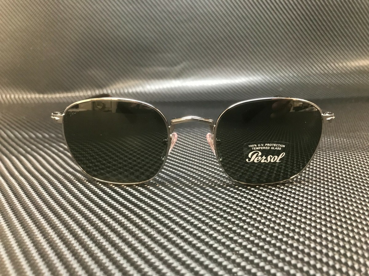 PERSOL PO2476S 513 31 Gunmetal Square Unisex 52 mm Sunglasses | eBay