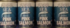 Deep Sea Wild Caught Alaskan Pink Salmon (12 Cans of 14.75 oz. Each)