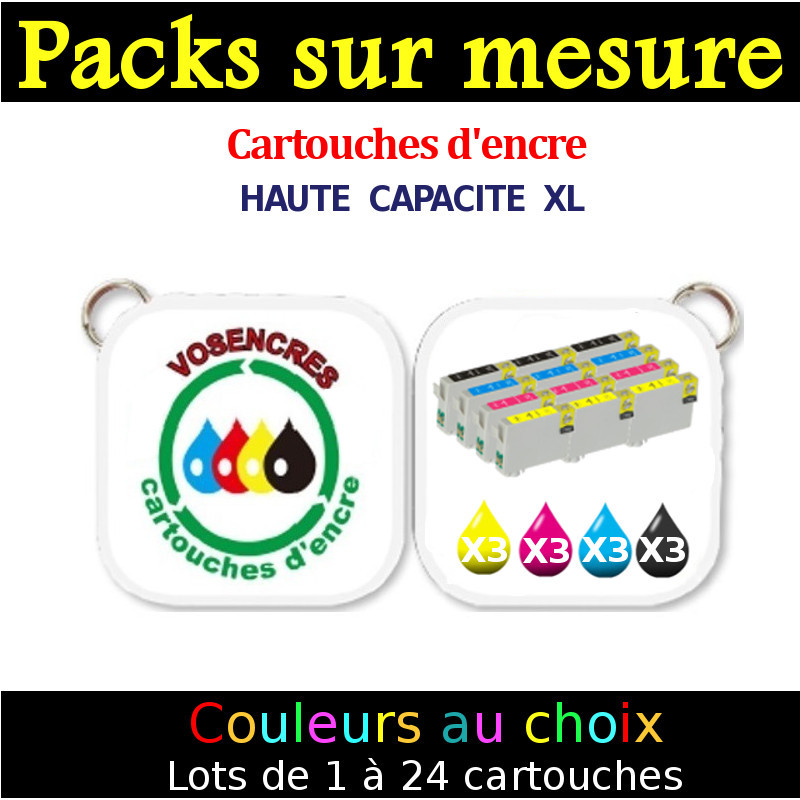 Cartouches T0711 compatibles Epson SX105 pour remplacer vos réservoirs d'encre vides sans effort