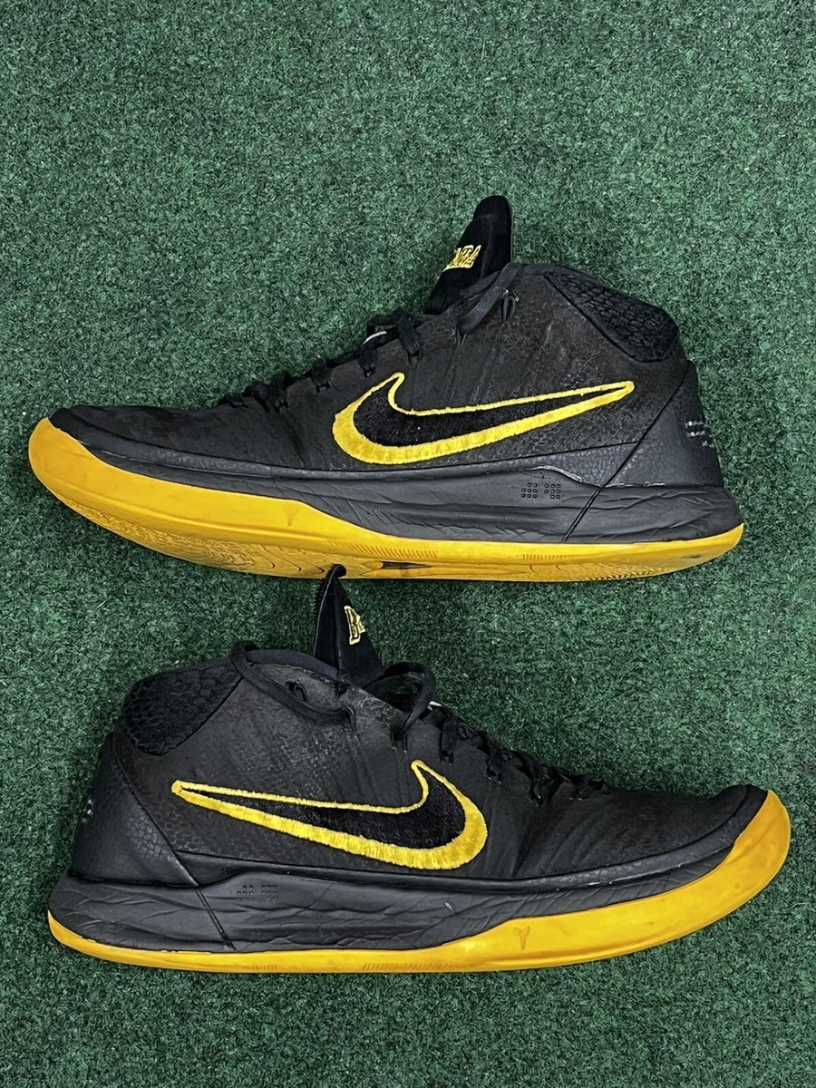 2017 Nike Kobe AD Black Mamba City Edition Size 10 Black Yellow
