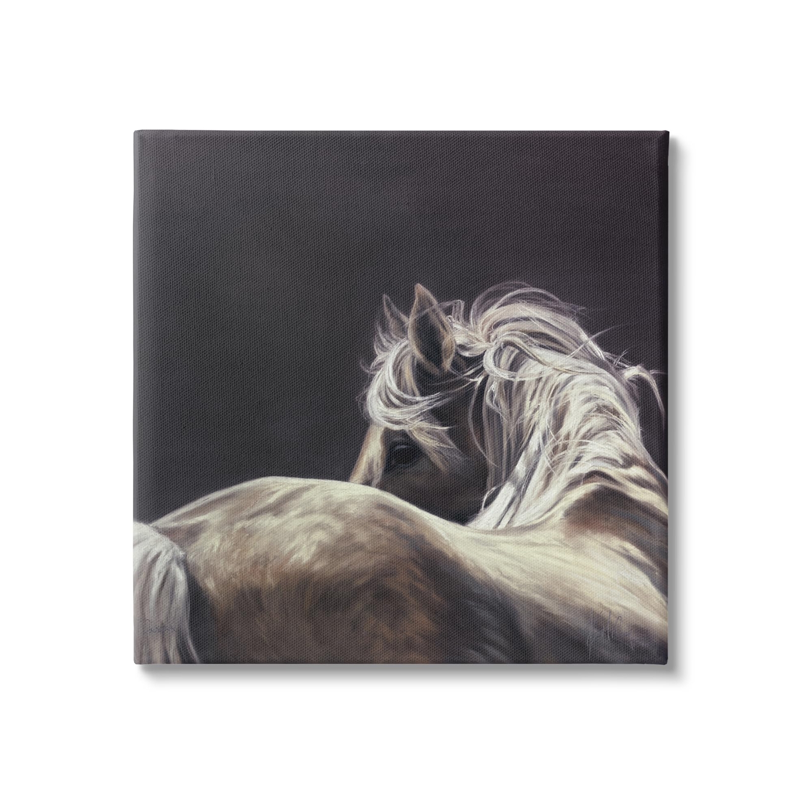 Stupell Industries Double Take Horse Portrait Canvas Wall Art Design by Spiri...