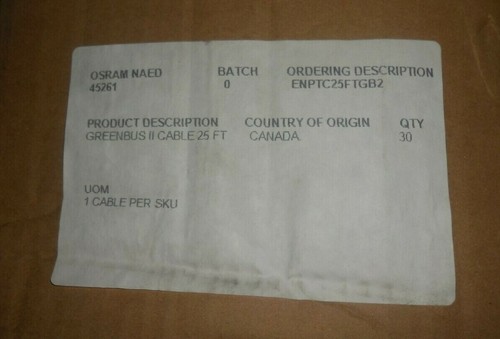 NEW 25 FOOT OSRAM NAED 45261 ENCEL IUM E111272 - - ENPTC25FTGB2 - 039006 - Picture 9 of 9