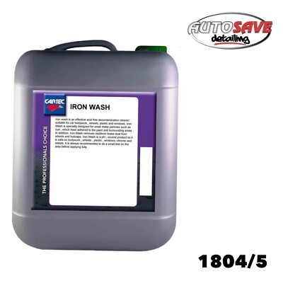 Cartec - 1804/5 Iron Wash 5L - Detailer Valet Iron Out PH Neutral