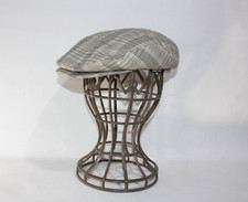 Wegener Mens Flat Cap Hat Gore-Tex  Small Grey Check