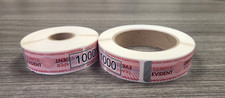1000 Pieces Tamper Evident Labels -Syn Safe TE Destructible-Aggressive adhesive