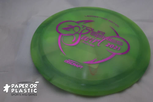 Discraft Ledgestone 2021 Z SWIRL PULSE Disc Golf 173 G Driver Green NEW Fuchsia