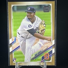 2021 Topps Update Series - #US190 Rony Garcia ( RC) Gold #’d 1986/2021 Tigers