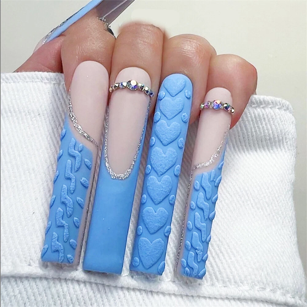 white long acrylics in 2022 | Acrylic nails coffin short, Short square  acrylic nails, Long squ… | Long acrylic nails, Acrylic nails coffin short,  Pink acrylic nails