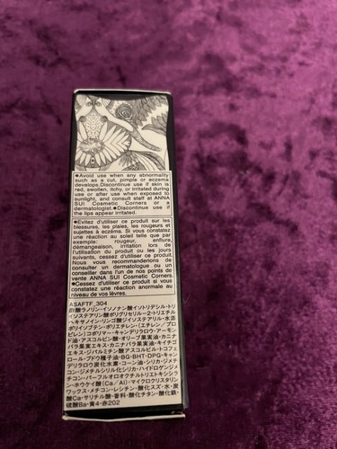 Anna Sui Lipstick Full Size 3g limited edition colour Cherry C304 - Picture 5 of 5