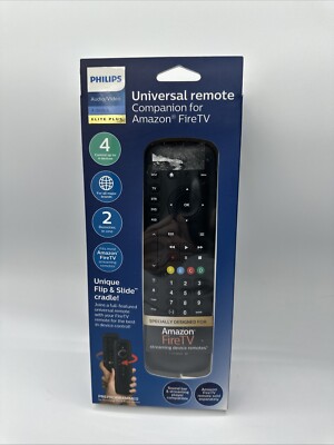 Philips Elite Plus 4 Device Universal Remote Companion to Amazon FireTV ~ Cradle