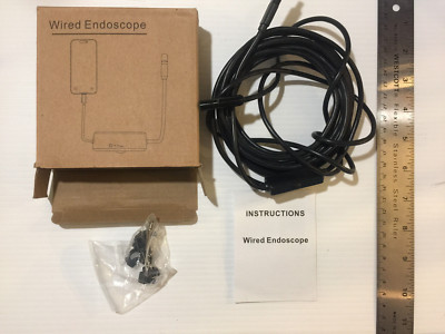 WOVTE Endoscope Camera with Light, 16.5ft Snake Camera, IP67 Waterproof Borescop