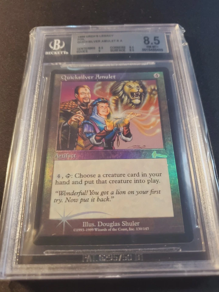 Quicksilver Amulet FOIL BGS 8.5 [Urza's Legacy] Mtg Magic Free Tracking! - Image 2 of 4