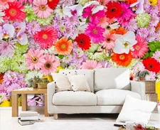 3D Pink Petals Flower 27266NA Wallpaper Wall Murals Removable Wallpaper Fay