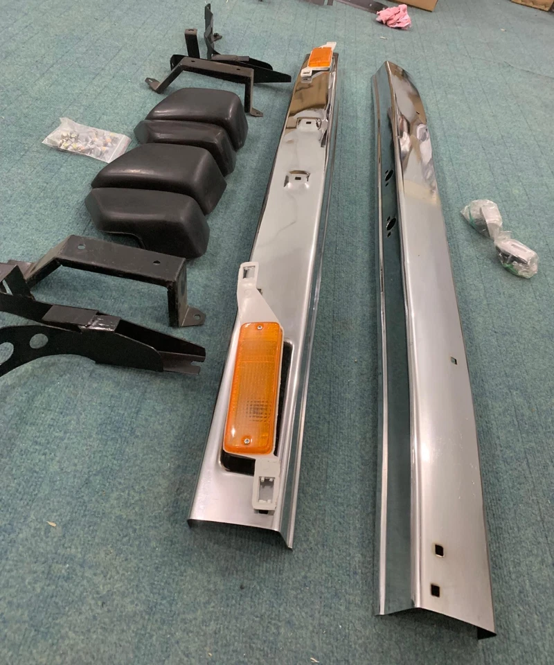 Toyota Corolla 1980-1980 Front back Bumpers set- Fits 2door -4door - Ke70 -Te72 - Image 4 of 4