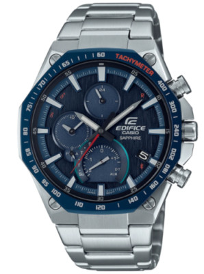 Authentic Casio Edifice Bluetooth Tough Solar Blue Dial Men's Watch EQB1100XDB-2