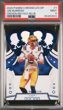 Joe Burrow 2020 Panini Chronicles Draft Picks Crown Royale Blue RC #1 PSA 10 GEM