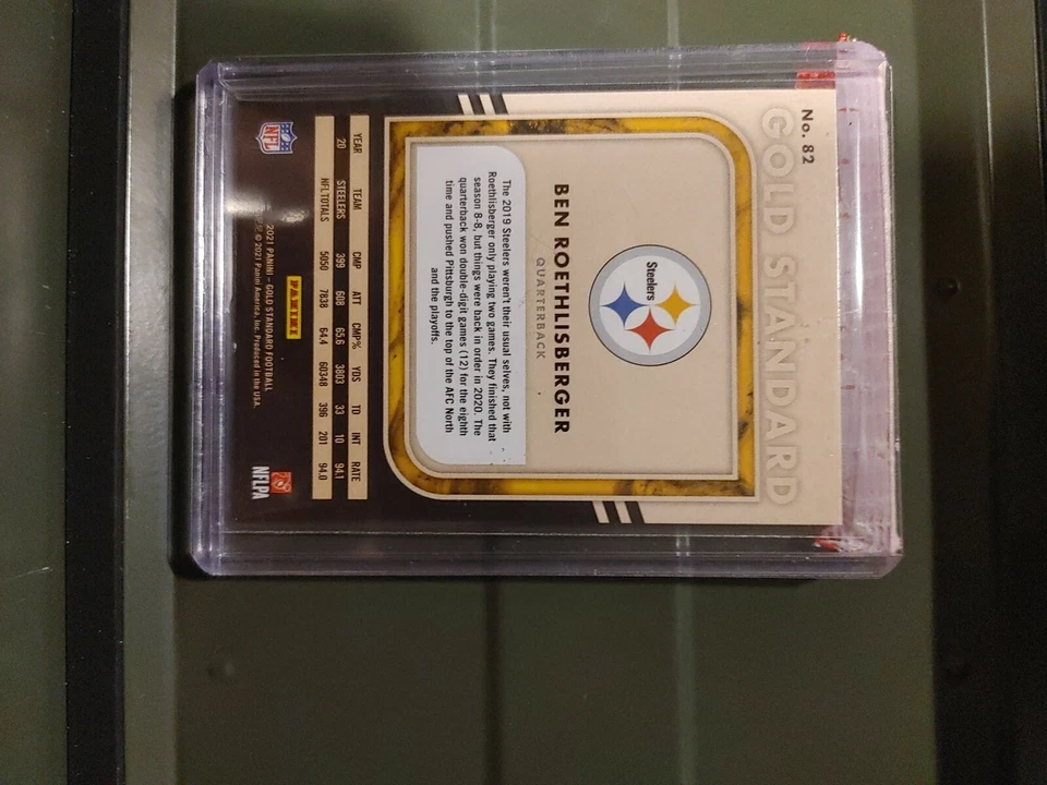 🏈2021 Gold Standard Panini Ben Roethlisberger 12/75🏈 - Image 2 of 2