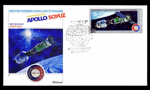 1975 APOLLO - SOYUZ RUSSIA #4340 FIRST DAY COVER - LAUNCH DAY (ESP#L2274)