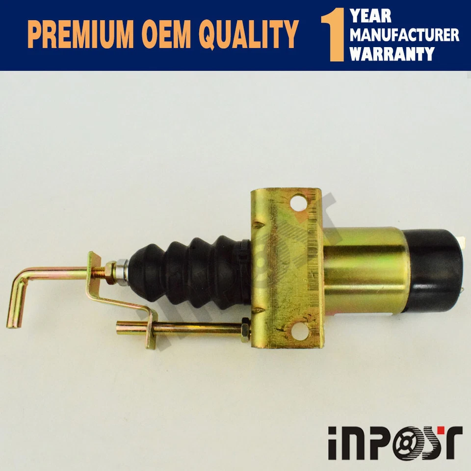 INPOST New 366-07198 24V Fuel Shut  Down Stop Solenoid For Lister Petter - Image 2 of 4