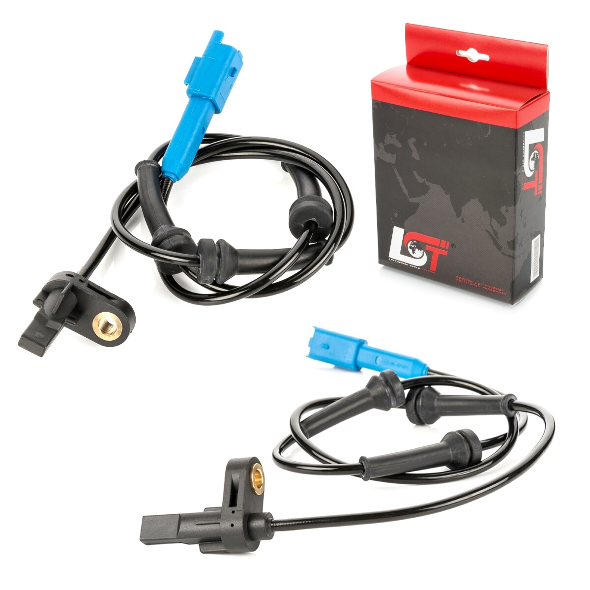 2x ABS Sensor Speed Controller Speed Sensor Rear 4545.A0 for PEUGEOT 206 206+