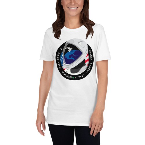 Mission Patch Crew Dragon Demo-2 NASA Spacex T-Shirt | US Space Force - Picture 5 of 13