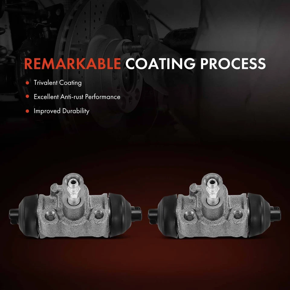 Цилиндр заднего барабанного тормоза колеса 2 шт для Ford Probe Kia Rio Mazda Chrysler Dodge - Изображение 3 из 4