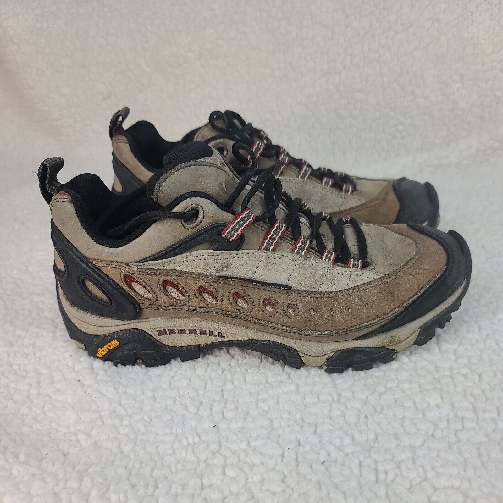 Scarpe Merrell donna 8 5 Pulse II basse cross training grigio talpa stringate outdoor