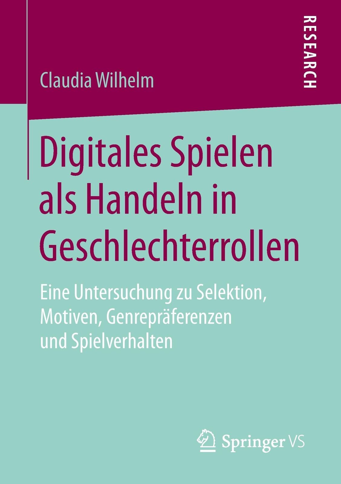 Thumbnail - Claudia Wilhelm | Digitales Spielen Als Handeln In Geschlechterrollen