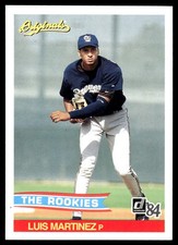 Luis Martinez 2002 Donruss The Rookies #414 Brewers MLB READ FREE SHIPPING
