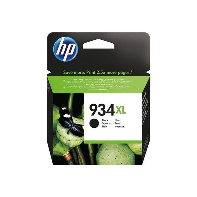Cartouche HP 934XL noir pour impression gros volume sur Officejet 6812