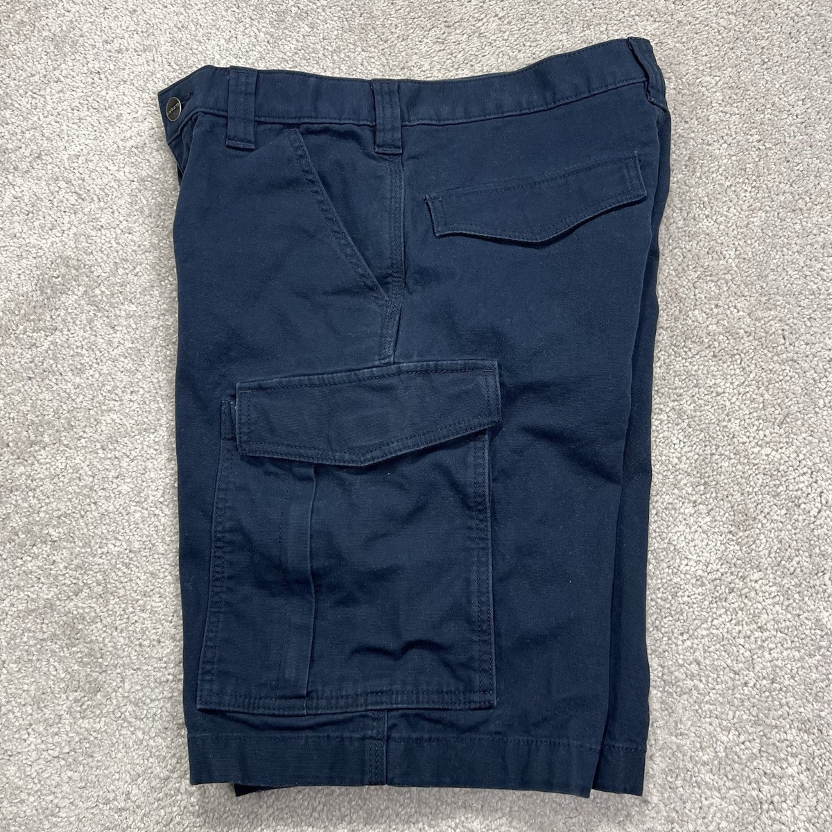 Carhartt Cargo Shorts Men 30x10 Relaxed Fit Stretch Canvas Rugged