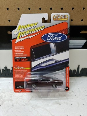 Johnny Lightning 1969 Ford Torino Talledega Classic Gold Collection Royal Maroon