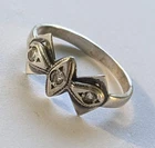 Vintage ring sterling silver 925 Size 6.5 Weight 1.56 g.  Ukrainian jewelry.
