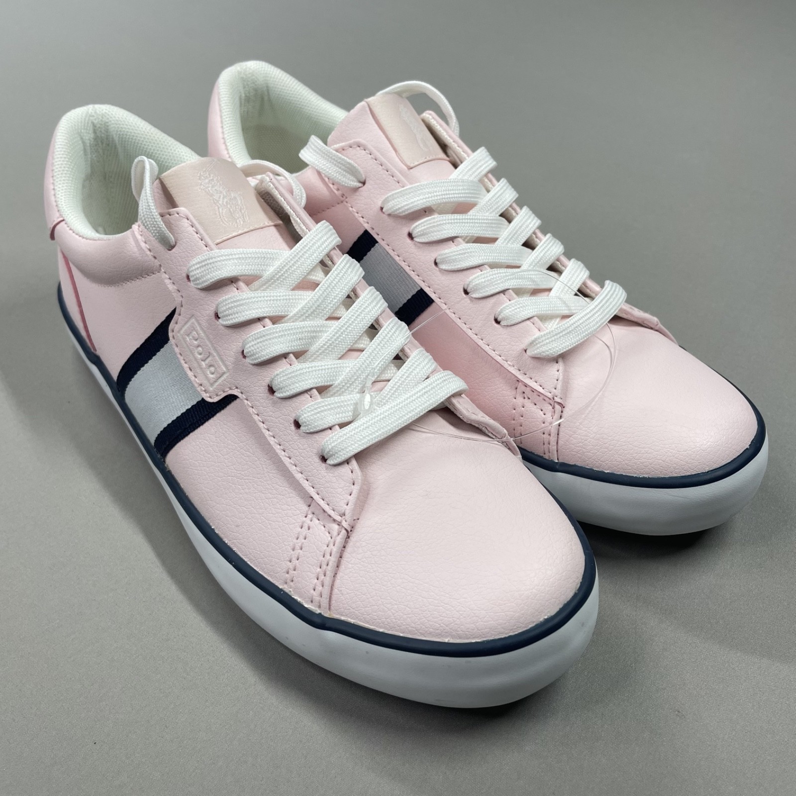 NEW Polo Ralph Lauren Shoes Womens 5.5 pink leather sneaker 
