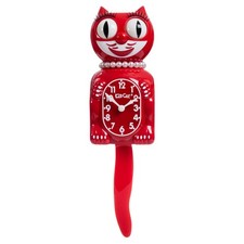 Classic Red Lady Limited Edition Kit-Cat Klock kat clock