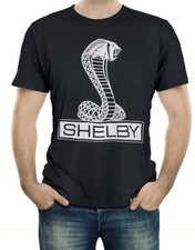 Shelby Cobra Logo Black Men  s Tshirt Size Large NWT
