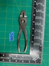 Vintage 6.25" Indestro Mfg Co. Thin Nose Slip Joint Pliers Tool, Made in USA