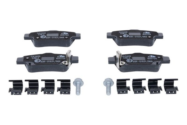 ATE Bremsbelag Satz Scheibenbremse FüR Honda CR-V III RE 43022-SWW-G02-image