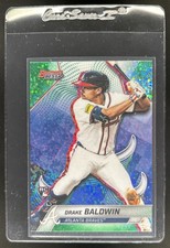 2025 Bowman's Best Drake Baldwin RC Green Mini Diamond Refractor #/99 Braves