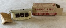 Tropic-aire Car Heater Switch 2 Speed 6 Volt Nos Rg7