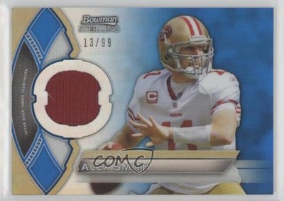 2011 Bowman Sterling Relics Blue Refractor 13/99 Alex Smith #BSR-AS k4s