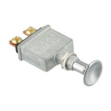 Automotive Grade Push Pull Switch 75A with Zinc Alloy Body and Chrome Knob
