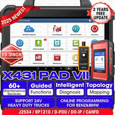 LAUNCH X431 PAD VII ELITE PAD 7 PRO Diagnostic Scanner Key Programming Coding